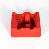 Vassoio blister con valvola ad angolo